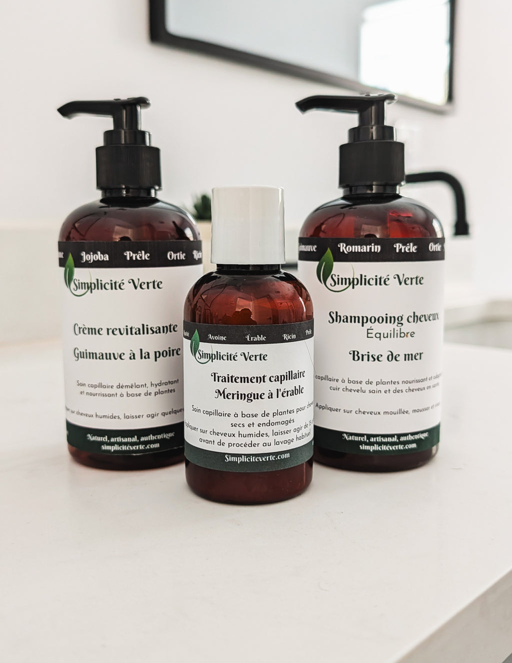 Trio Shampooing-Revitalisant-Traitement
