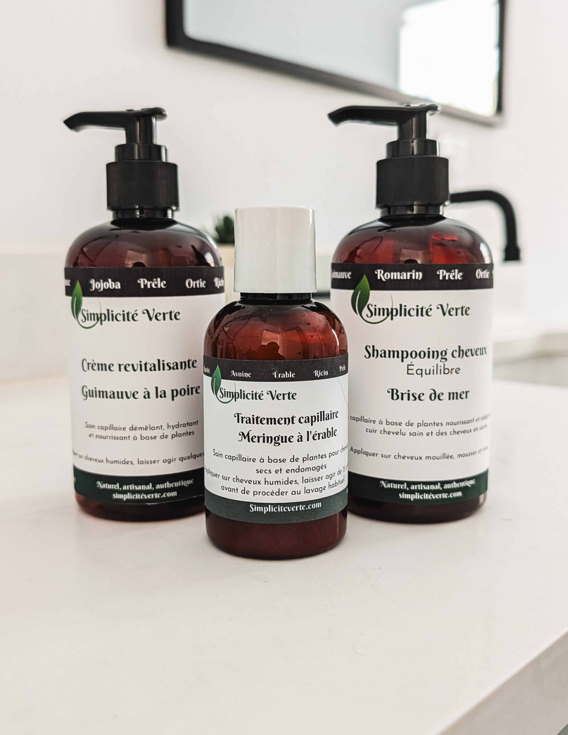Trio Shampooing-Revitalisant-Traitement